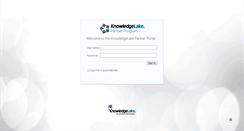 Desktop Screenshot of partners.knowledgelake.com